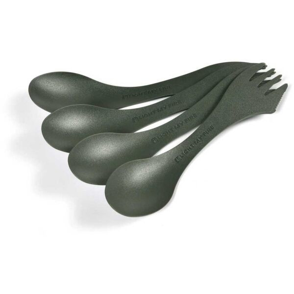Light my fire SPORK ORIGINAL 4-PACK Příbor, tmavě zelená, velikost