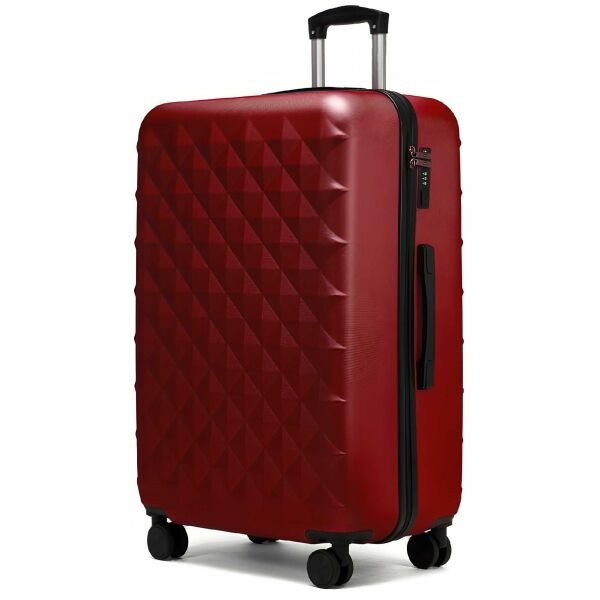 ROWEX CRYSTAL XL Sada cestovních kufrů, vínová, velikost