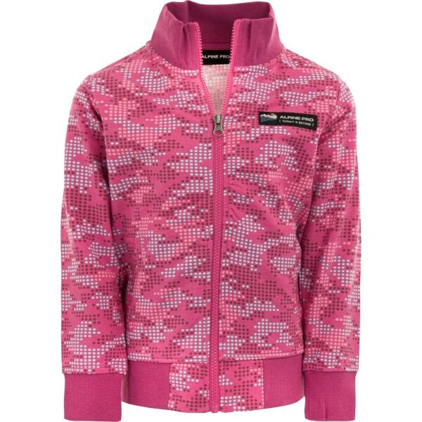 ALPINE PRO IMEVO Dětská mikina, růžová, velikost
