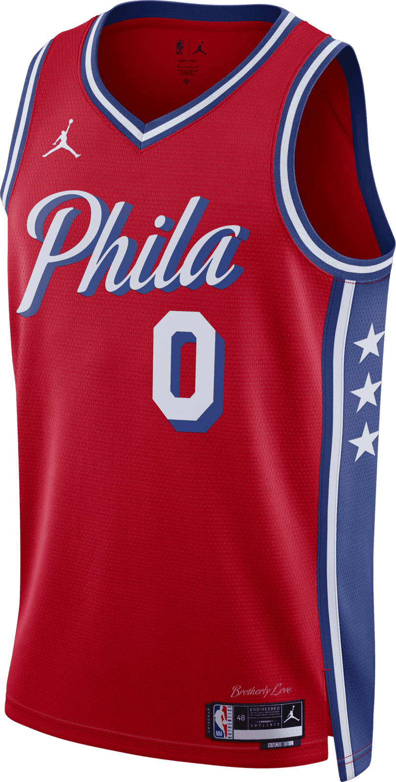 Triko Jordan Jordan NBA Philadelphia 76ers Statement Edition Swingman Jersey