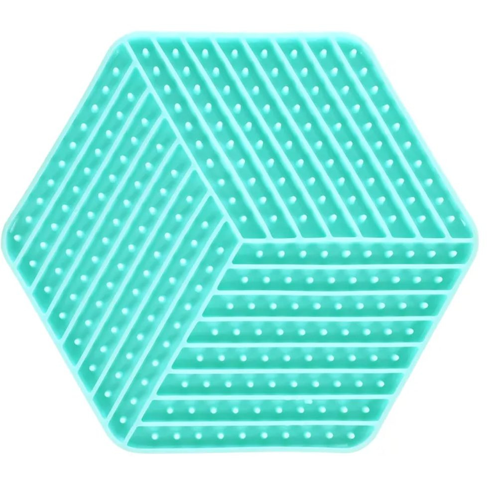 Lízací podložka pro psy a kočky Flamingo Leki - světle zelená