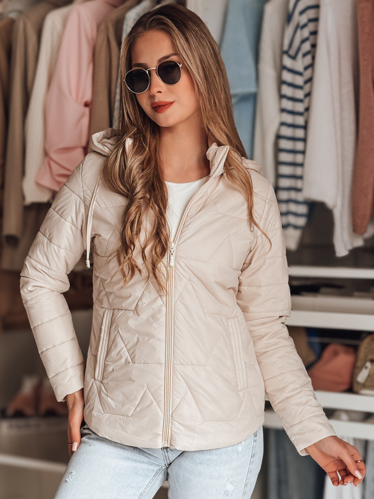 Kurtka damska przejściowa pikowana ENZIOK khaki Dstreet