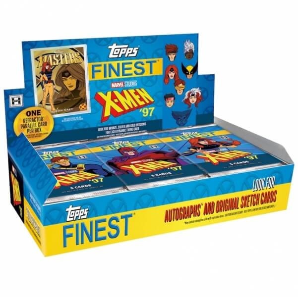 2025 Topps Finest Marvel X-Men '97 Trading Cards Hobby Box