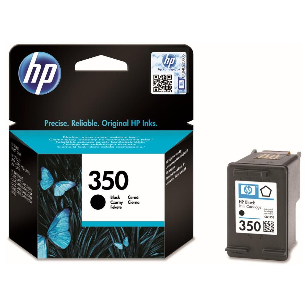 HP CB335EE č. 350 Černá originální, CB335EE