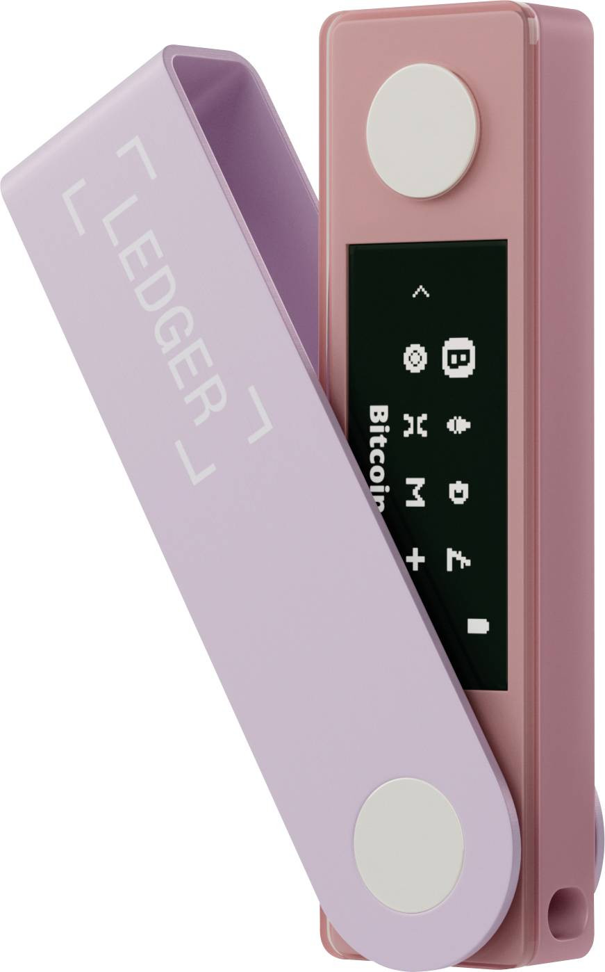 Ledger Nano X - Pastel Pink LNX-PST-PINK-ENDEPT Hardwarová peněženka 1 ks