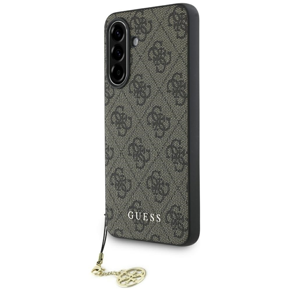 Zadní kryt GUESS 4G Charms Collection pro Samsung Galaxy A56 brown