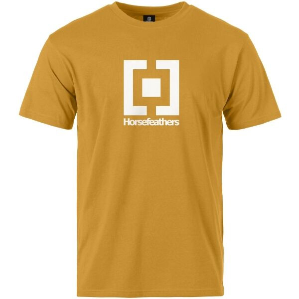 Horsefeathers BASE Pánské tričko, žlutá, velikost