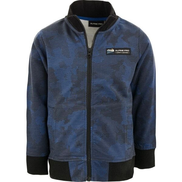 ALPINE PRO IMEVO Dětská mikina, tmavě modrá, velikost