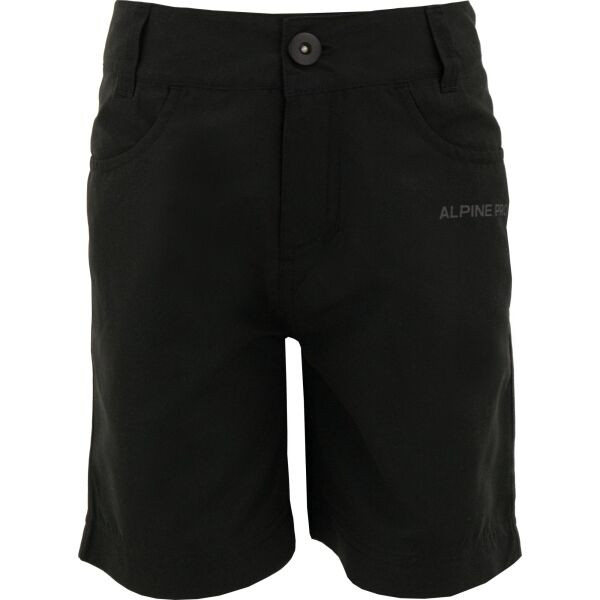 ALPINE PRO VASO Dětské kraťasy, černá, velikost