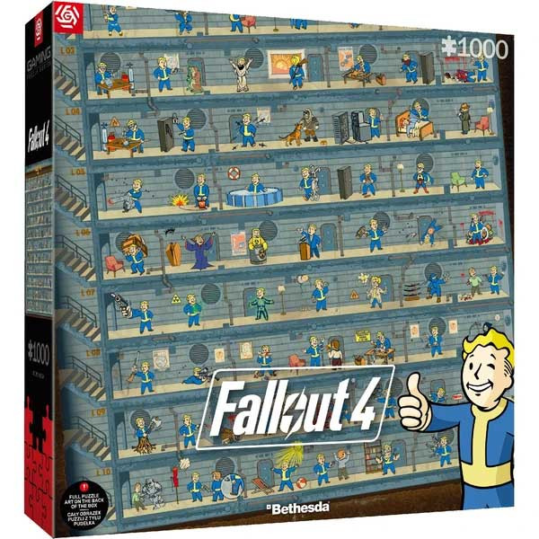 Good Loot Puzzle Gaming Perk Poster (Fallout 4) 100 pcs