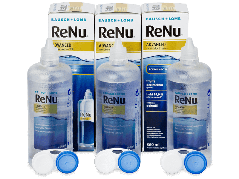 Bausch & Lomb Roztok ReNu Advanced 3x 360 ml