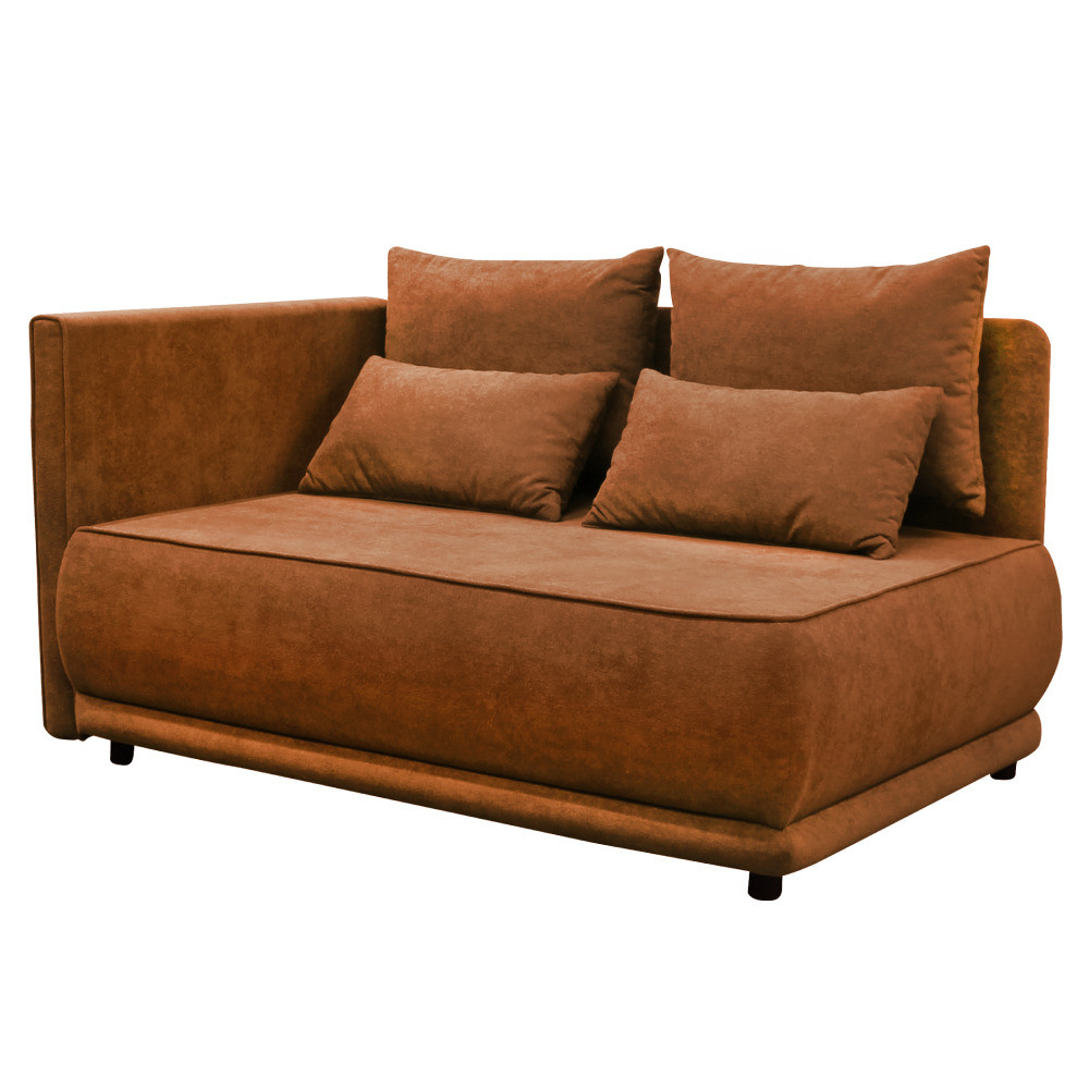 Kondela Rozkládací pohovka, terakota, levá, LIAMI