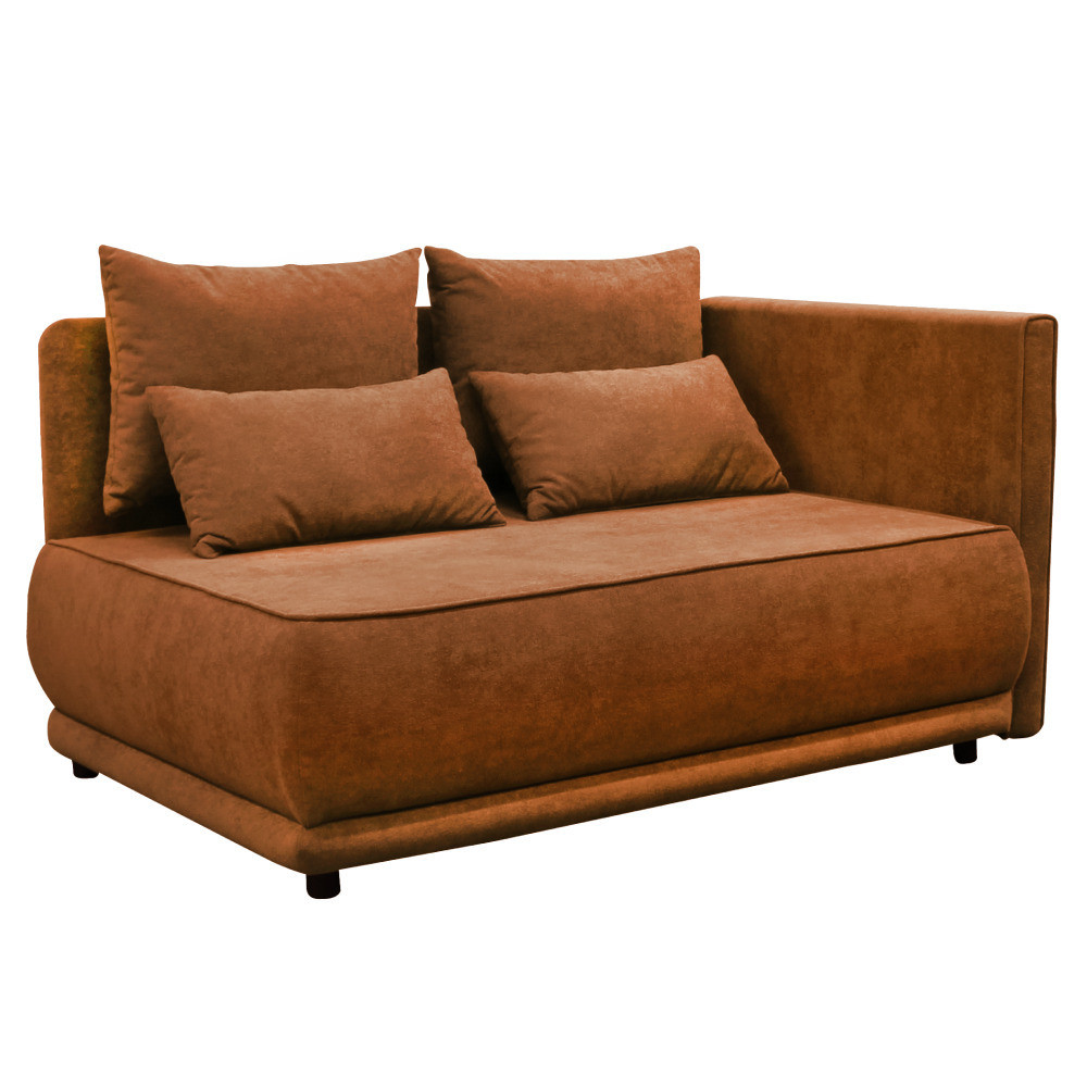 Kondela Rozkládací pohovka, terakota, pravá, LIAMI