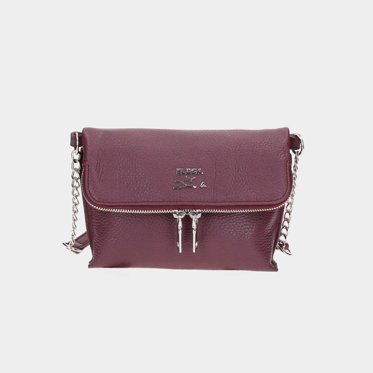 ELEGA by Dana M Malé crossbody Marina švestková/stříbro