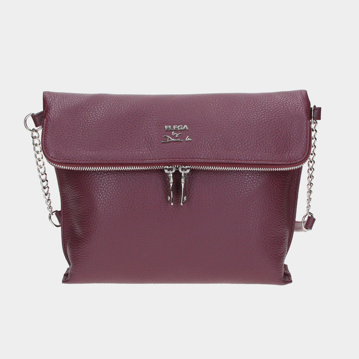 ELEGA by Dana M Crossbody Marina švestková/stříbro