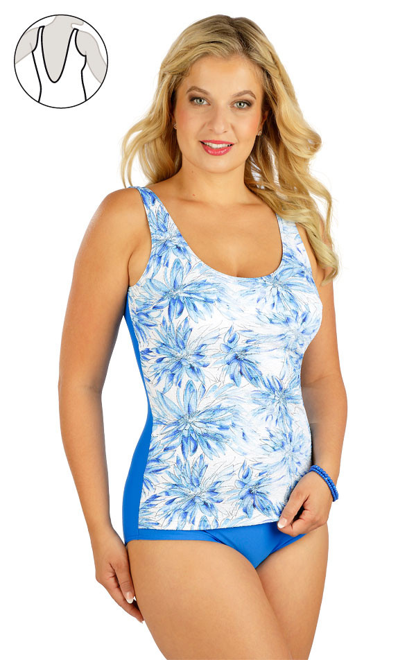 Jednodílné plavky s košíčky 6e198 litex 44