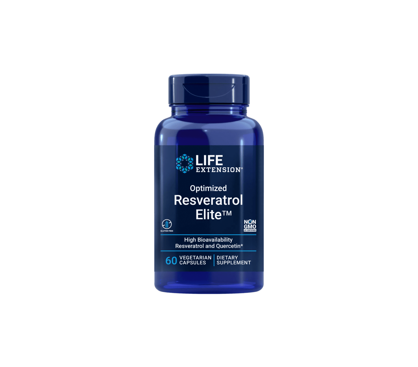 Life Extension Optimized Resveratrol Elite™, Srdce a imunita, 60 kapslí