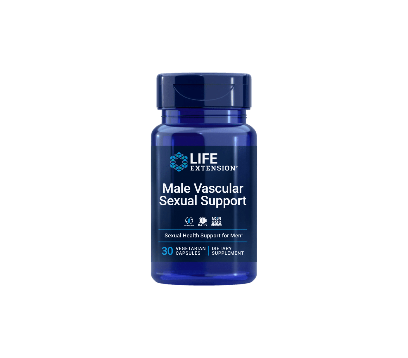Life Extension Male Vascular Sexual Support, Mužské sexuální zdraví, 30 kapslí