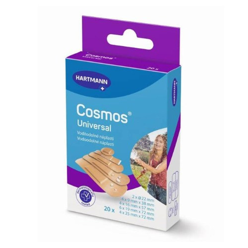 Voděodolné náplasti COSMOS, 5 vel. 20ks