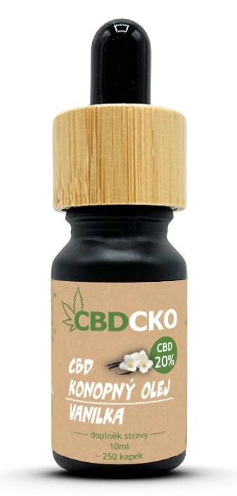 CBDCKO CBD olej vanilka 20% 10 ml