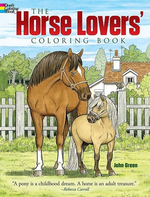The Horse Lovers Coloring Book -  (Green John)(Paperback)