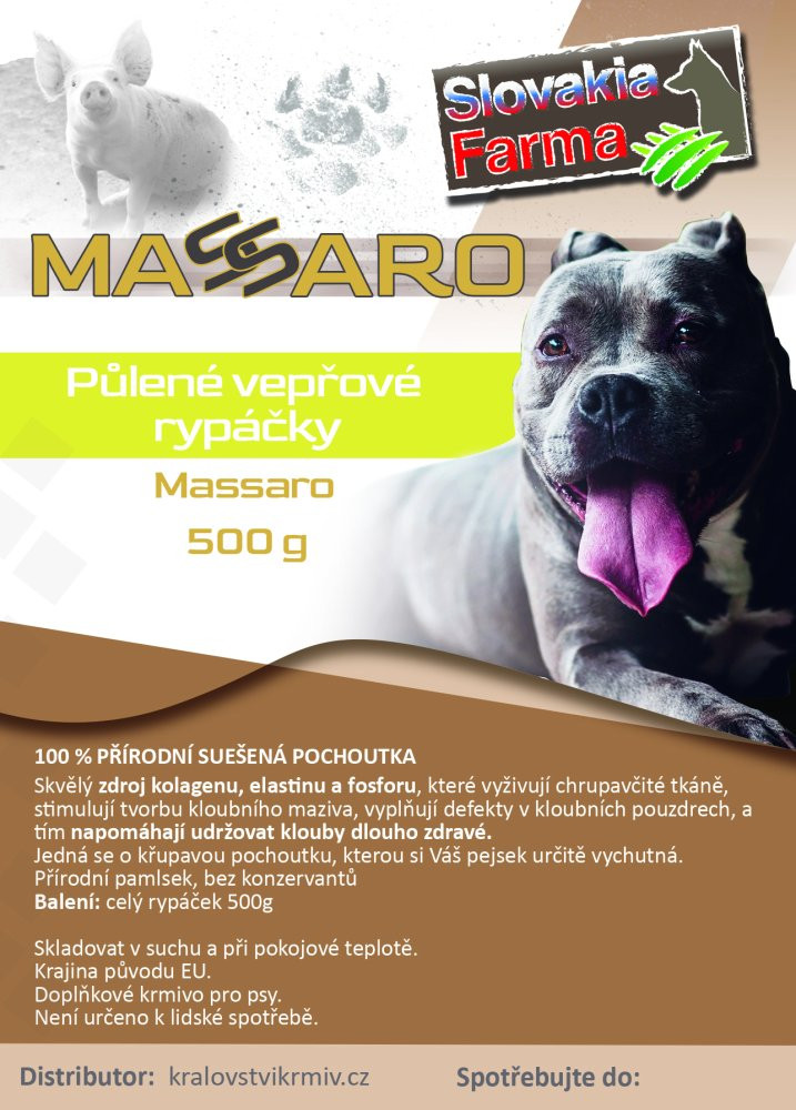 Půlené vepřové rypáčky 500g