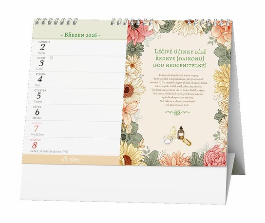 Domácí lékárna 2026 - stolní kalendář