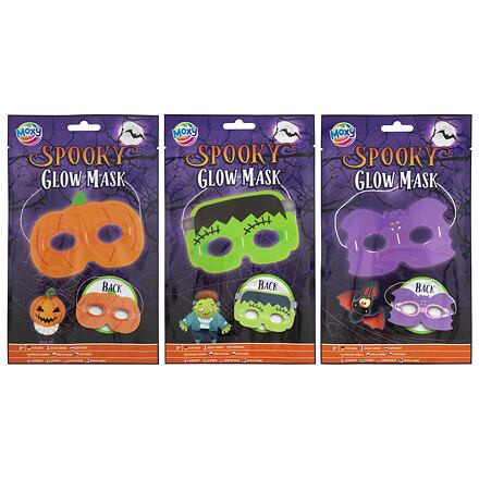 Halloween - svítící maska, více druhů