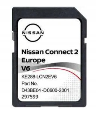 Mapa Navigační Karta Nissan Connect 2 KE288-LCNKEV6 V6 2023