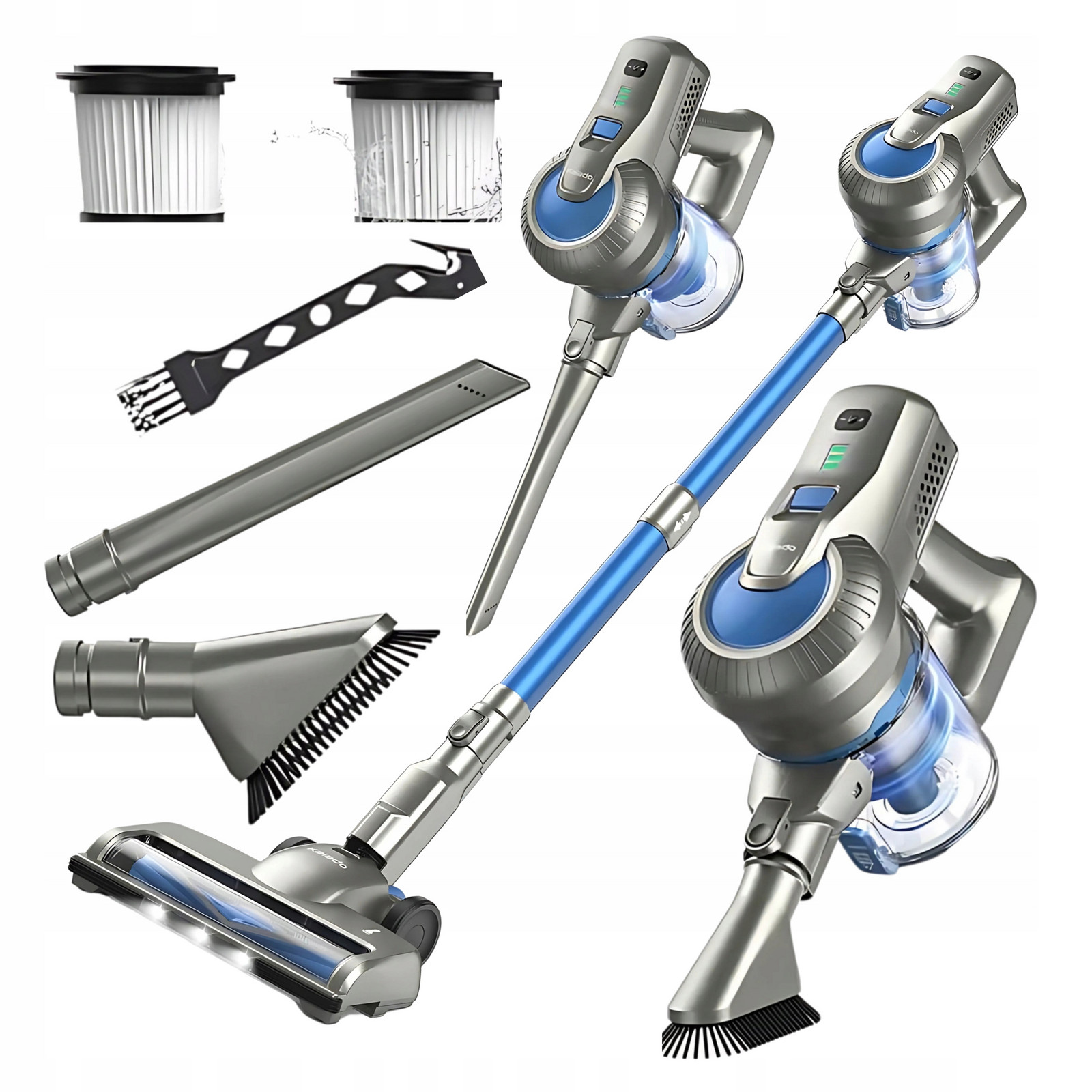 Vysavač Kalado 6v1 Vertikální akumulátorový bezsáčkový Výkonný