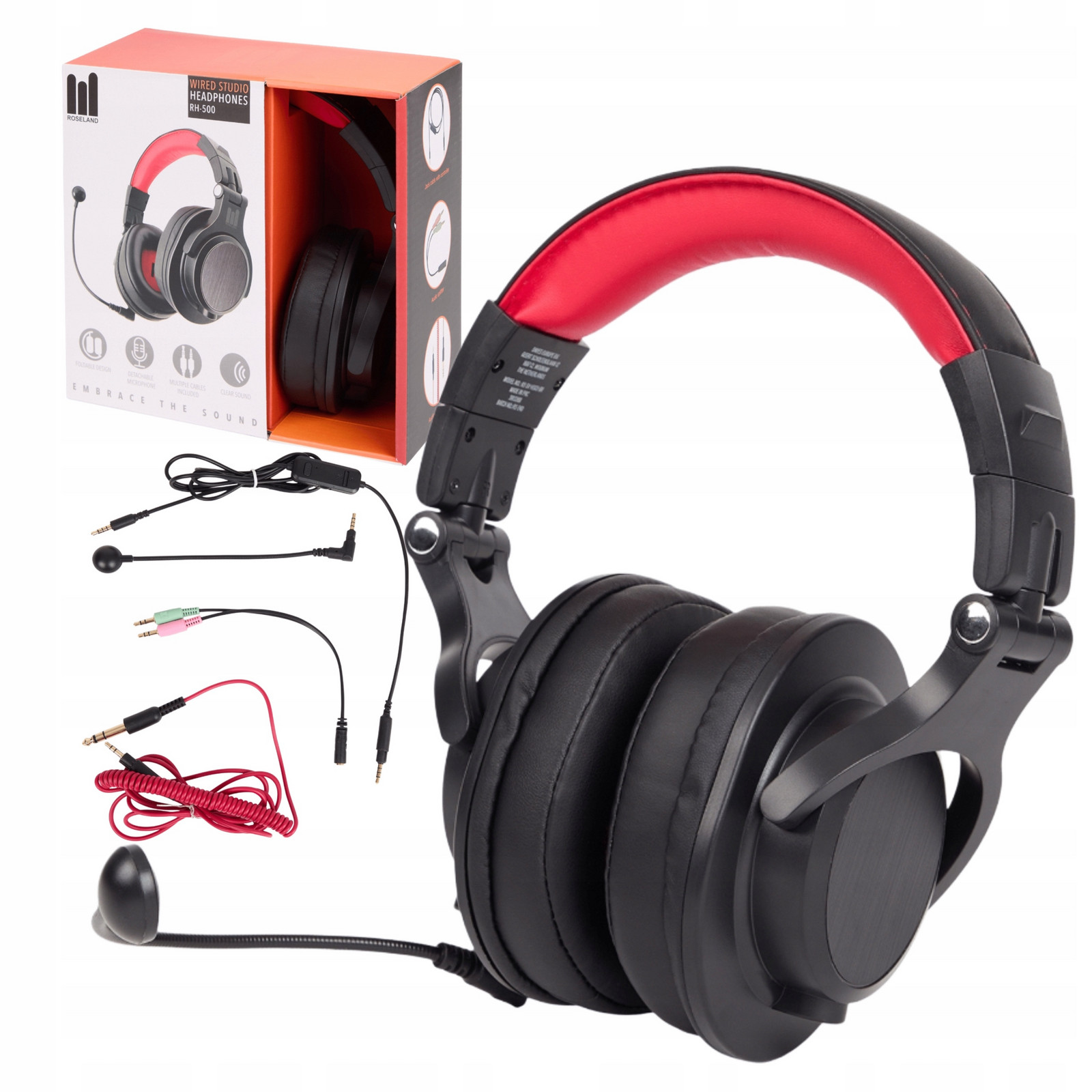 Velké, Pořádné Sluchátka Do Uší S Mikrofonem Pro Práci Na Dálku