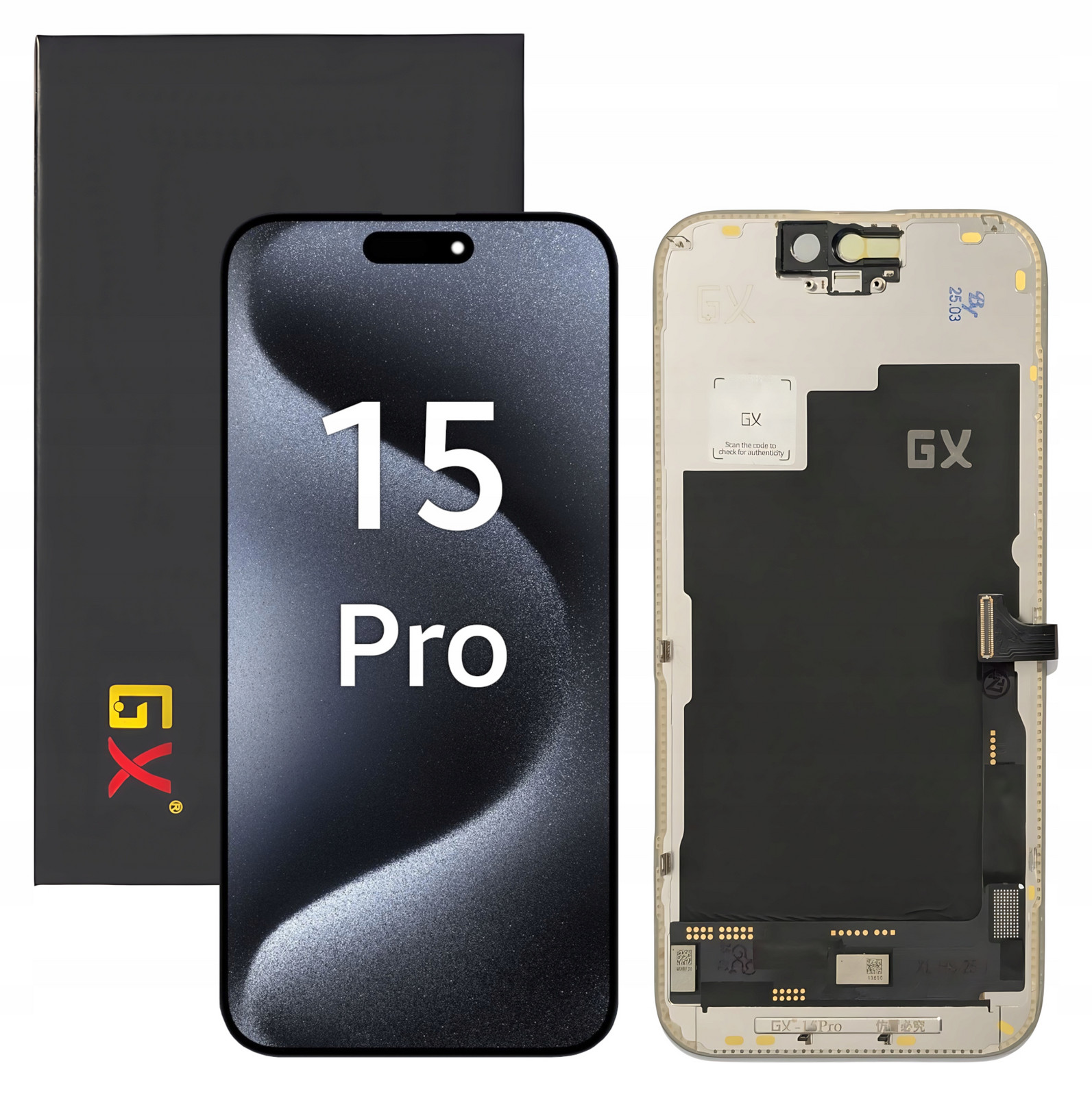 LCD Displej Pro Apple Iphone 15 Pro Gx Oled A2848 A3101 A3102