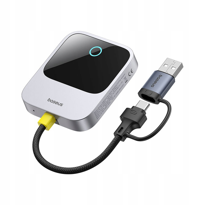 Baseus Bezdrátový Adaptér Pro Apple Carplay Pro Iphone Ios Usb-c Usb Mini