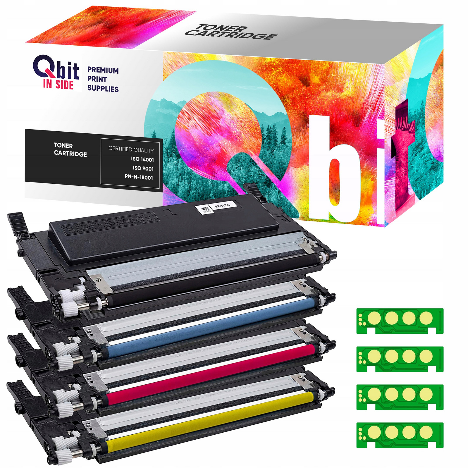 4x Toner 117A Pro Tiskárnu Hp Color Laser 150nw 178nw 150a 179fnw s Čipem