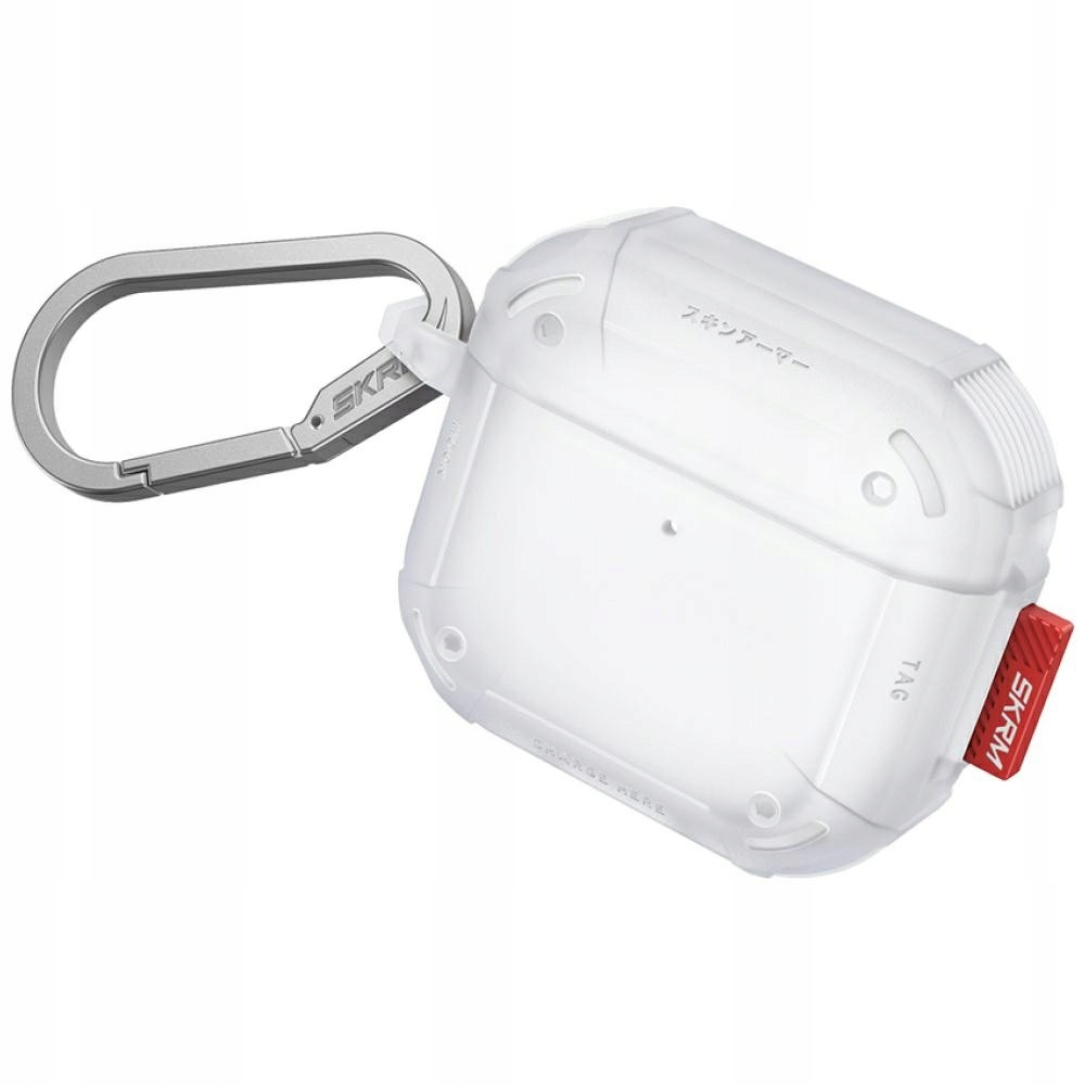 Pouzdro Skinarma Mecha Ce pro AirPods 4 frost