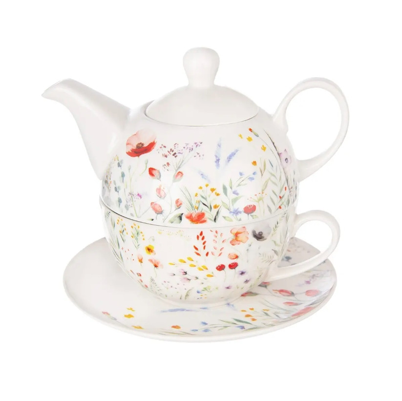 ORION Konvice porcelán 400ml + hrnek 280ml  MÁK