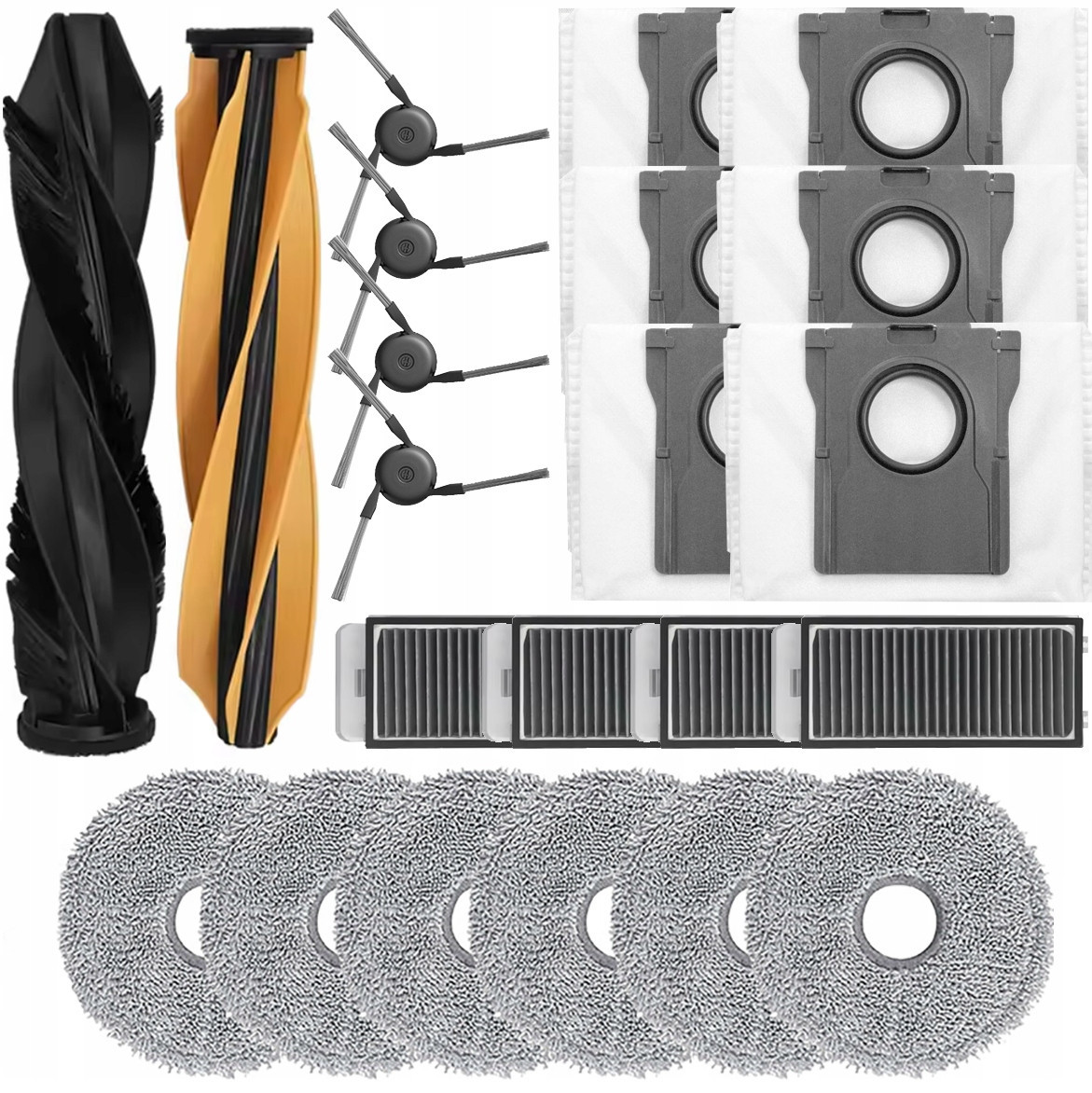 Velká sada pro Dreame X50 sáčky, kartáče, mopy, filtry 22 ks.