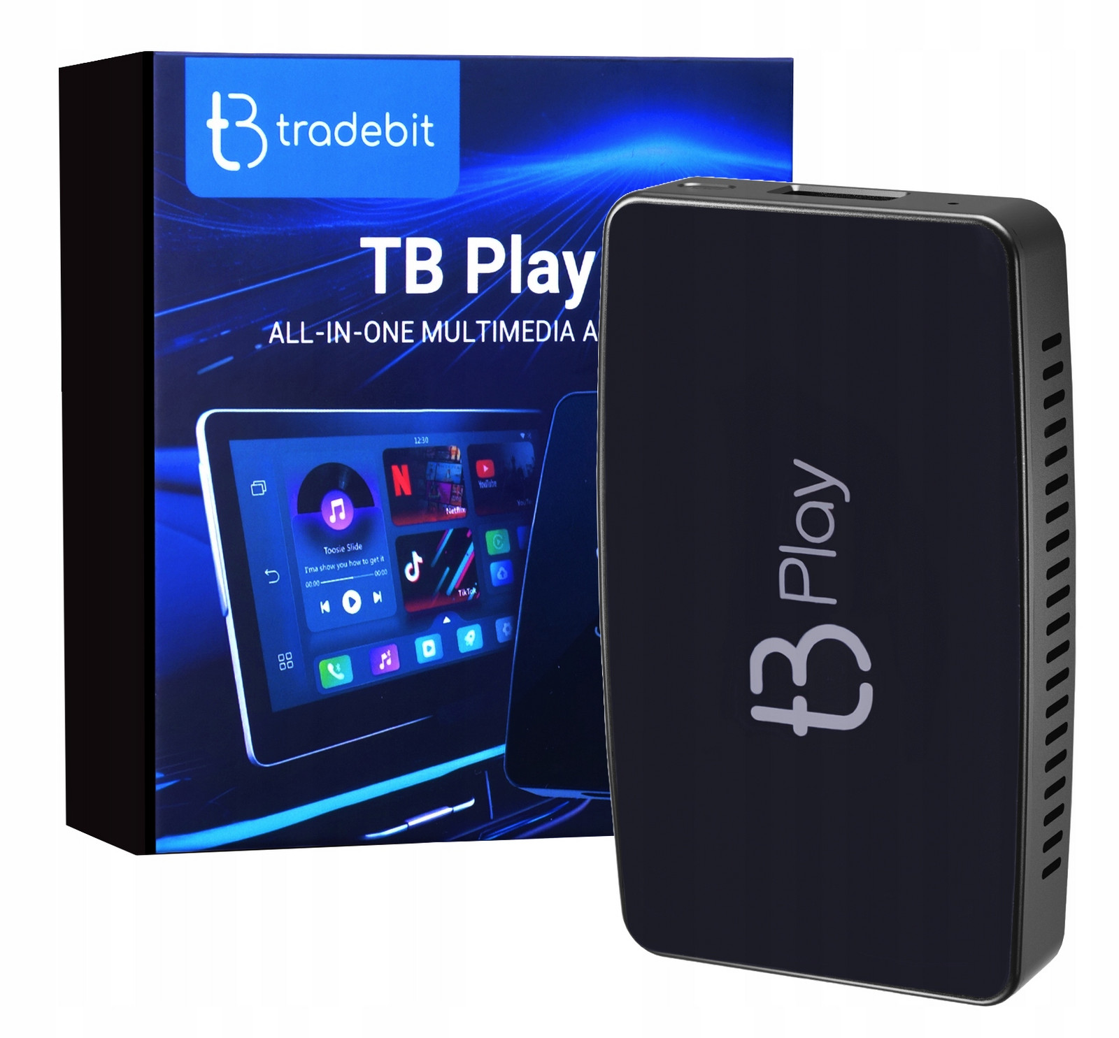 Adaptér do auta Tb Play Carplay/Android Auto Android 12 Tradebit