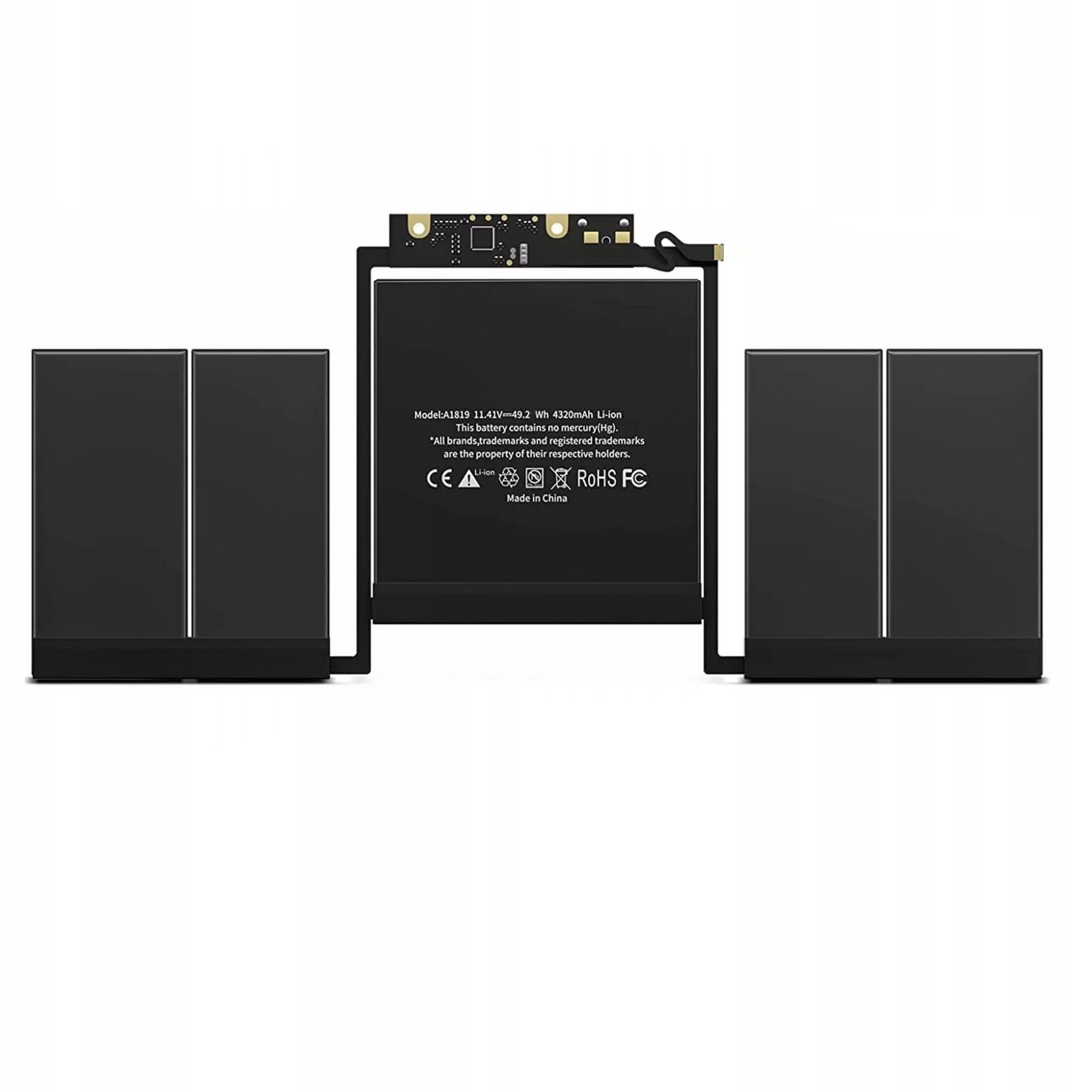 Akumulátor pro Apple Macbook A1819 Pro 13 A1706 2016-2017