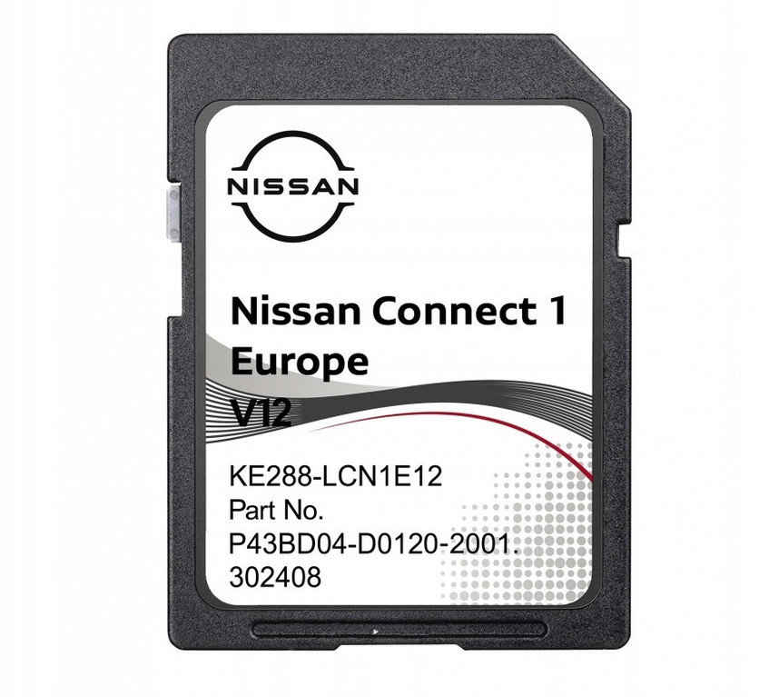 Mapa Navigační Karta Nissan Connect 1 KE288-LCN1EV12
