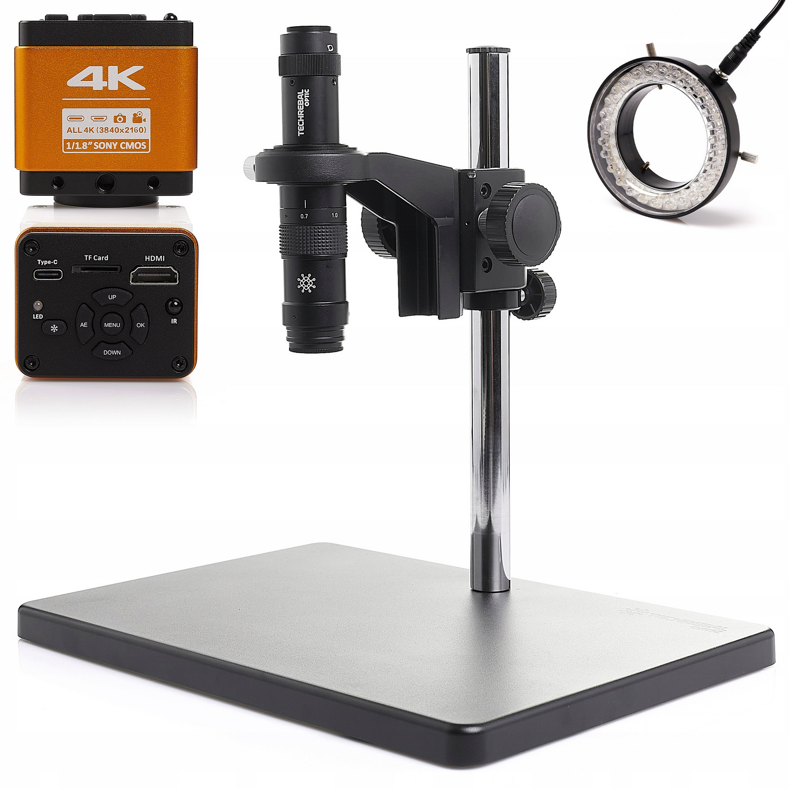 Mikroskop pro digitální elektroniku Techrebal 10A Pro Kamera Orange Pro 4K