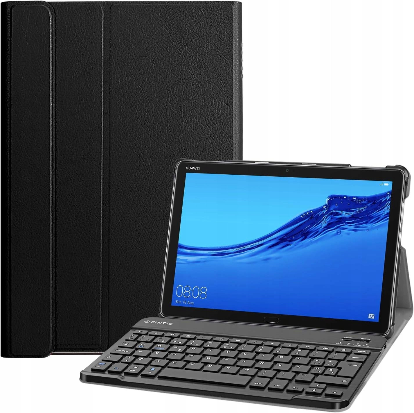 Fintie pouzdro klávesnice pro Huawei MediaPad M5 Lite 10,1 černý stojan
