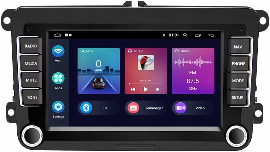 Autorádio Camecho SH1AM2CA Gps Bluetooth Dotykový displej