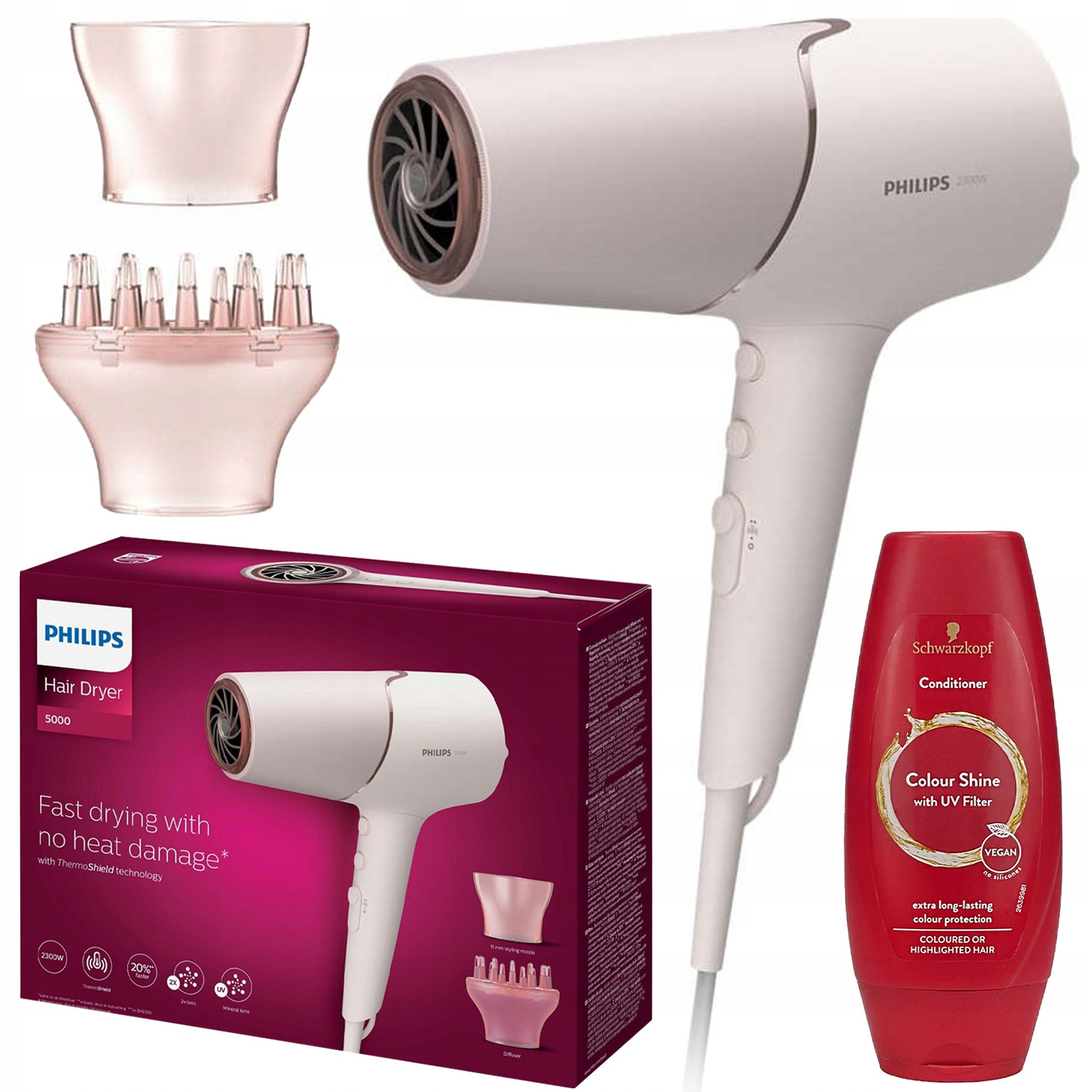 Vysoušeč Vlasů Philips BHD530/00 Thermoshield 2300W Ionizace Kondicionér