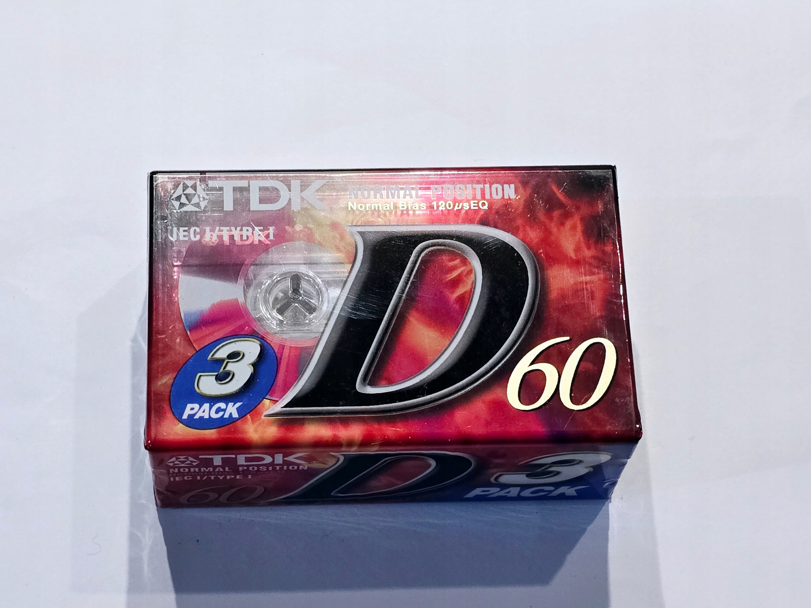 Magnetofonové Kazety Tdk D 60 Nové Fólie 3 Pack
