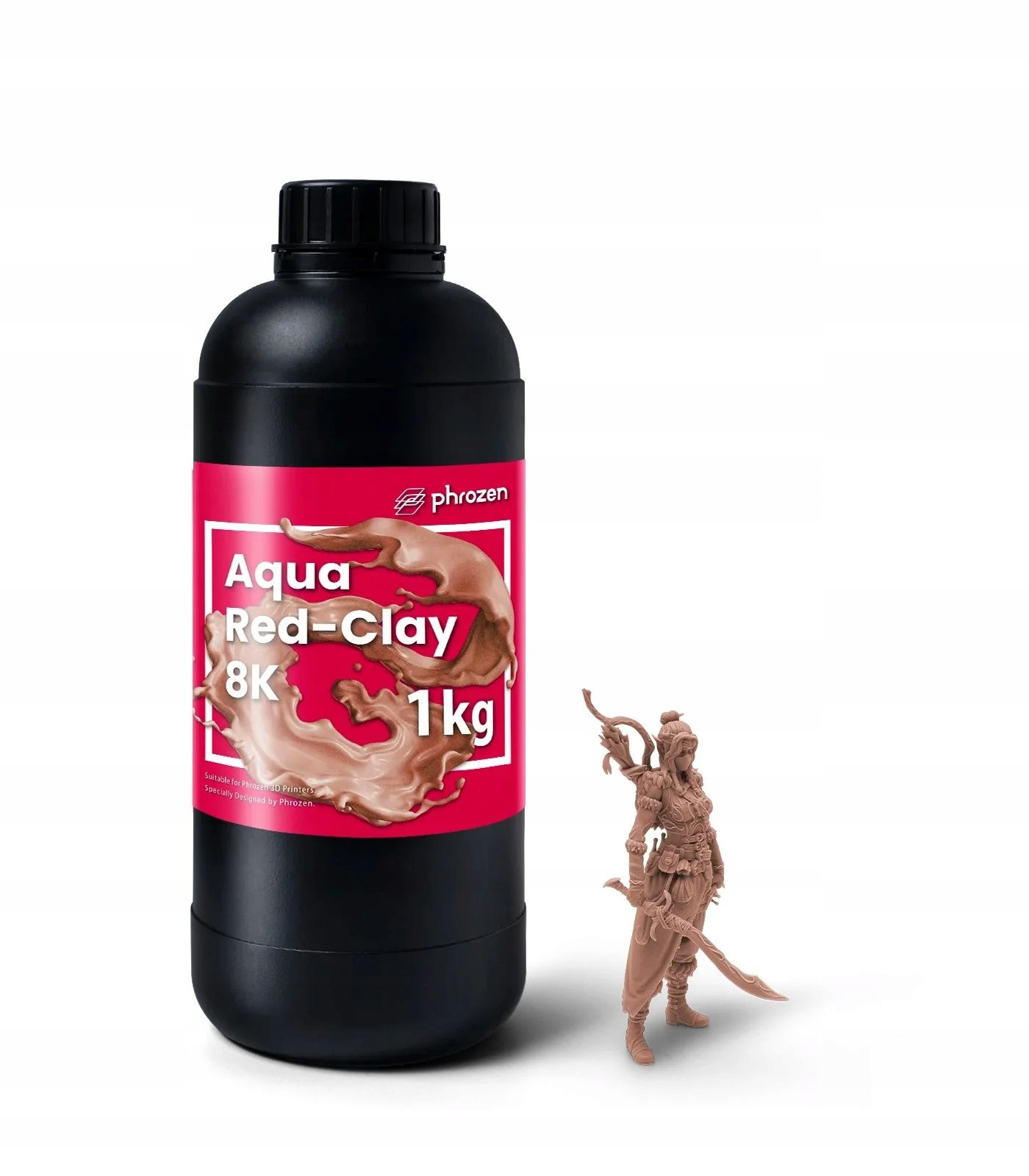 Pryskyřice Phrozen Aqua 8K červená 1 kg Red-Clay