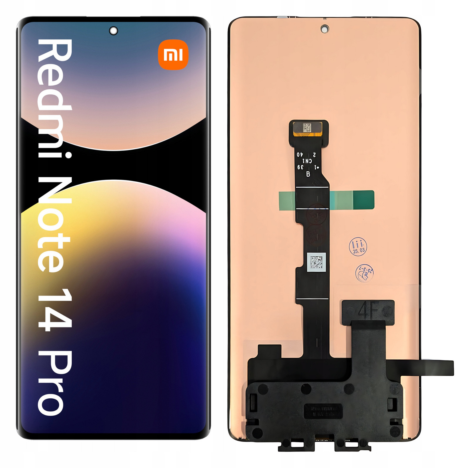 LCD Displej S Rychlým Dotykem Pro Xiaomi Redmi Note 14 Pro 4G Oled