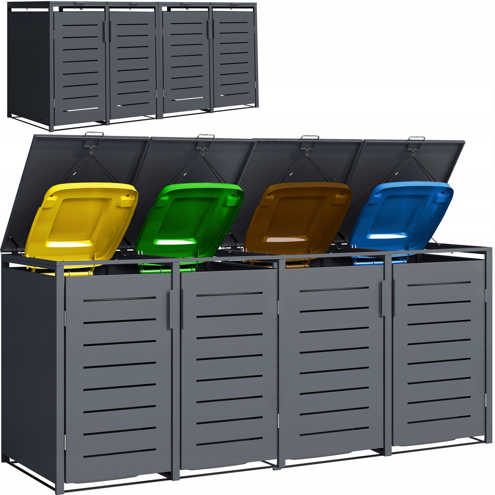 Kryt Odpadkového Koše, nástavba odpadkového koše, úložný prostor