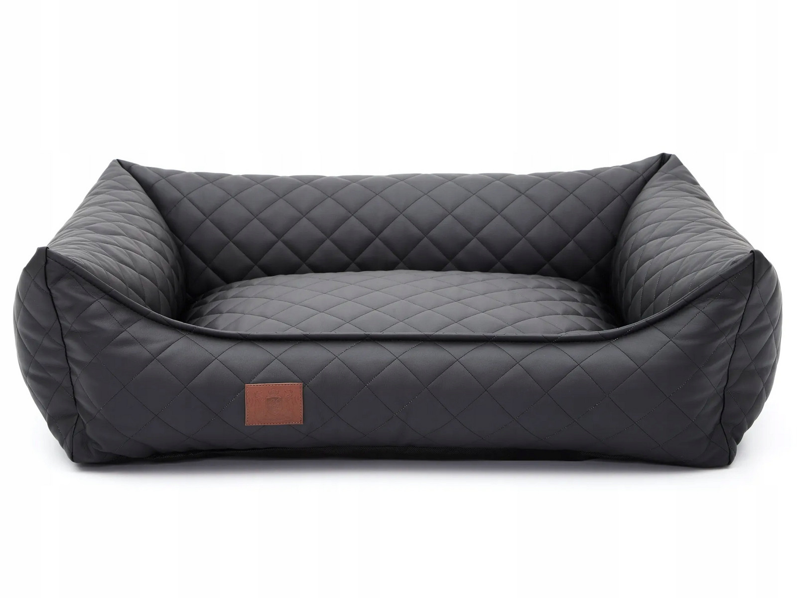 Prošívaná pohovka 80x65 cm černá