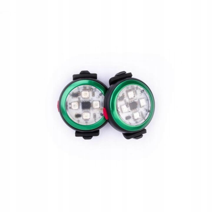 CURLI Luumi LED bezpečnostní světýlko dobíjecí na obojek GREEN